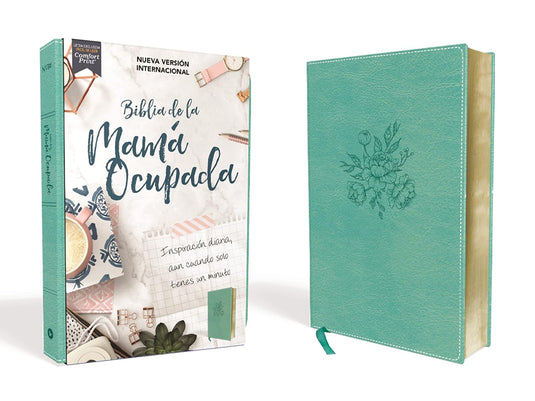 Biblia de la Mamá Ocupada NVI, imitación piel turquesa