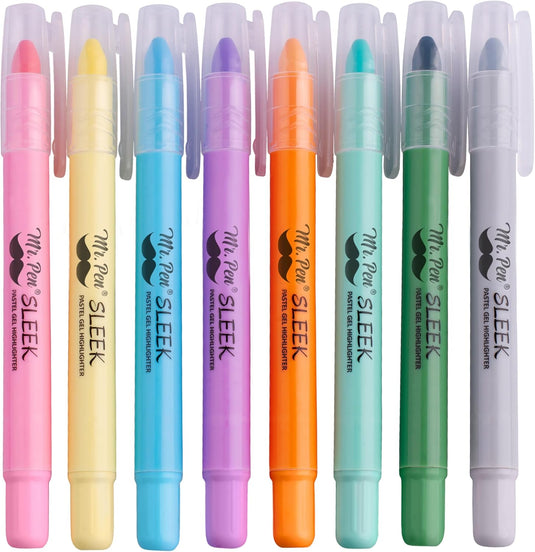 Paquete de 8 marcadores de gel para biblia Mr. Pen