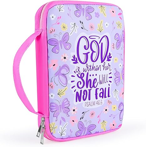 Estuche para Biblia God is within her, she will not fall