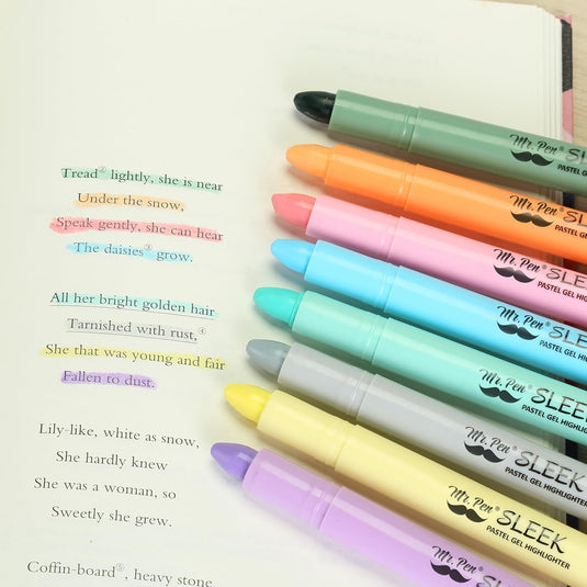 Paquete de 8 marcadores de gel para biblia Mr. Pen