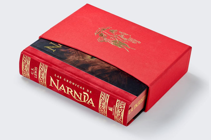 Cargue la imagen en el visor de la galería, Las Crónicas de Narnia, Edición de lujo, tapa dura con estuche: 7 libros en 1
