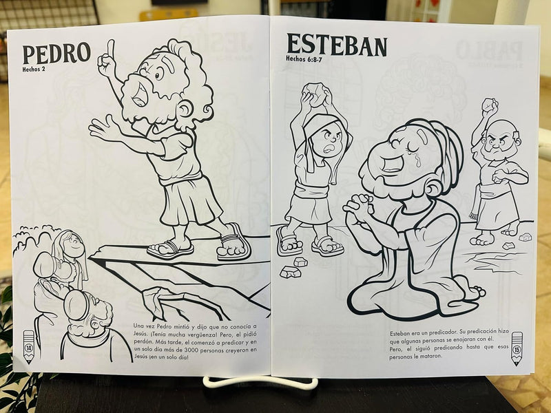Cargue la imagen en el visor de la galería, Héroes de la Biblia - Libro para Colorear
