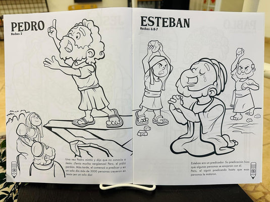 Héroes de la Biblia - Libro para Colorear