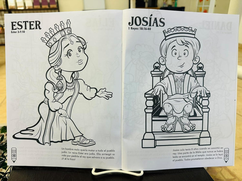 Cargue la imagen en el visor de la galería, Héroes de la Biblia - Libro para Colorear
