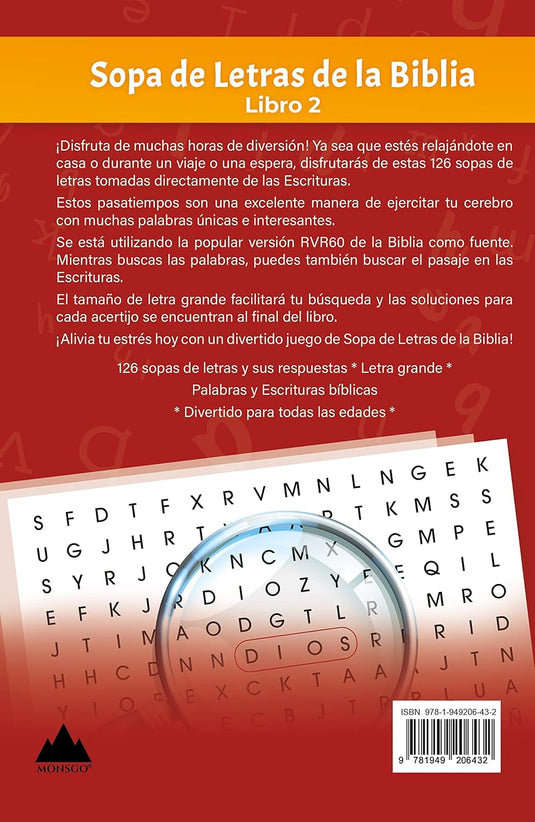Sopa de letras de la Biblia, Letra Grande, Libro 2