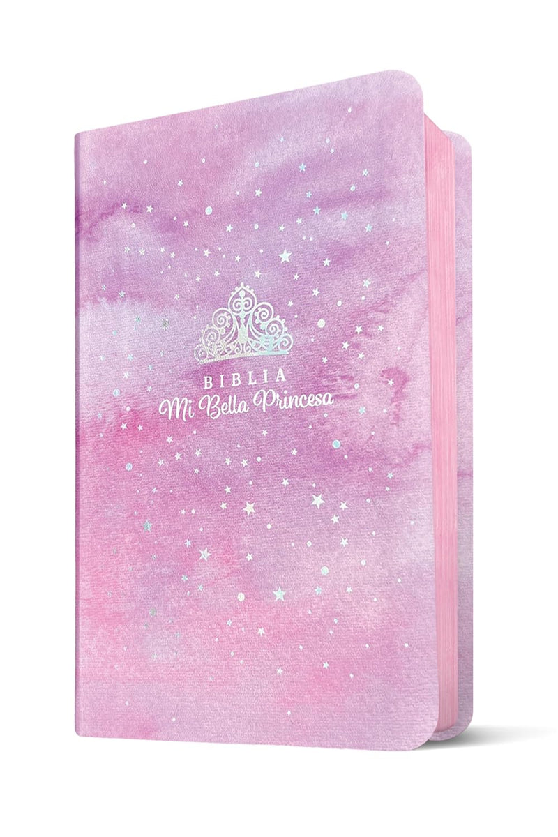 Cargue la imagen en el visor de la galería, Biblia Mi bella princesa NTV, SentiPiel violeta brillante
