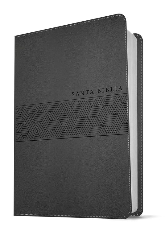 Biblia NTV, Edición manual, Letra Gigante, imitación piel gris