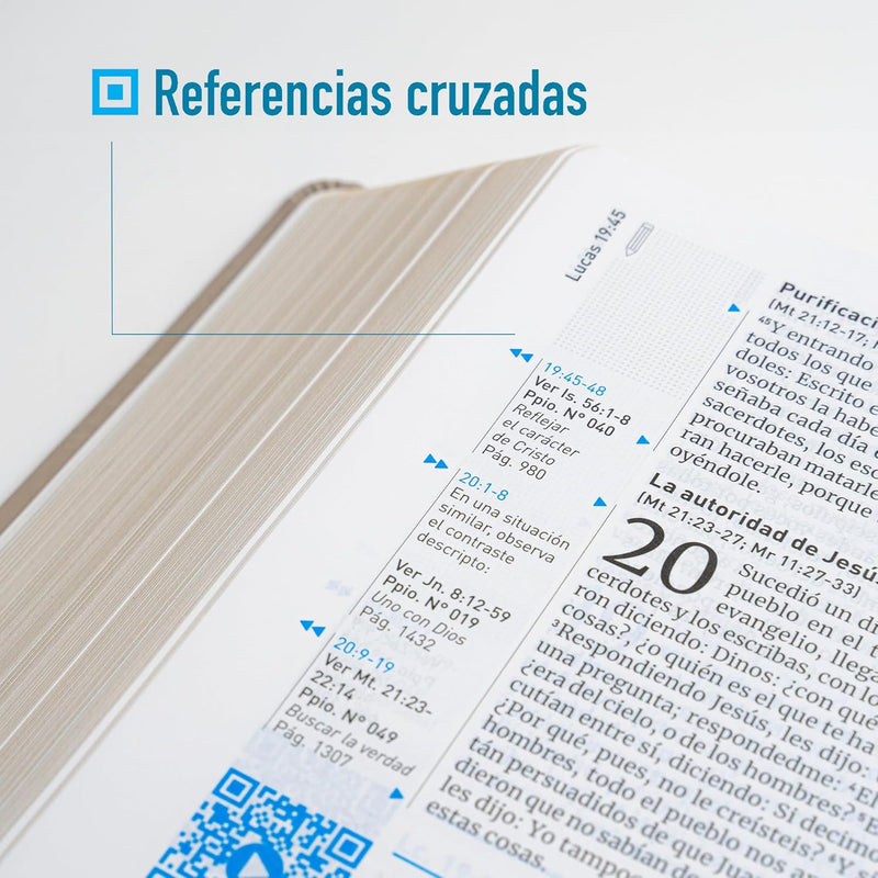 Cargue la imagen en el visor de la galería, Biblia QR NTV, imitación piel arena

