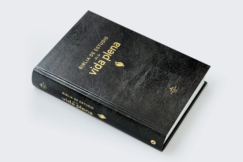 Cargue la imagen en el visor de la galería, Biblia de estudio de la Vida Plena RVR 1960, Edición clásica, Tapa dura negra
