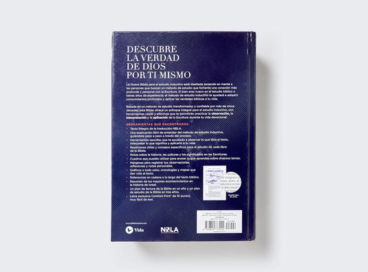 Biblia para el estudio inductivo NBLA, Interior a dos colores, Tapa dura