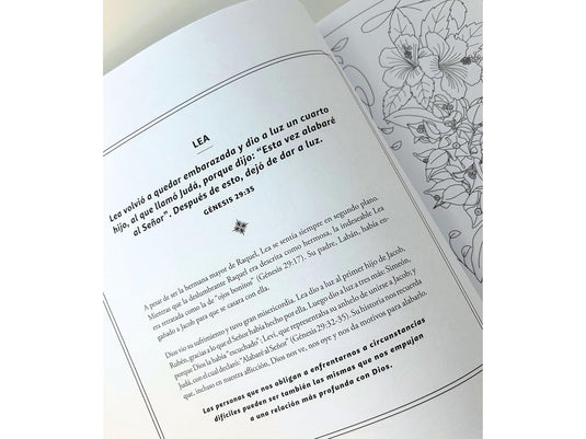 Las mujeres de la Biblia nos hablan. Libro para colorear