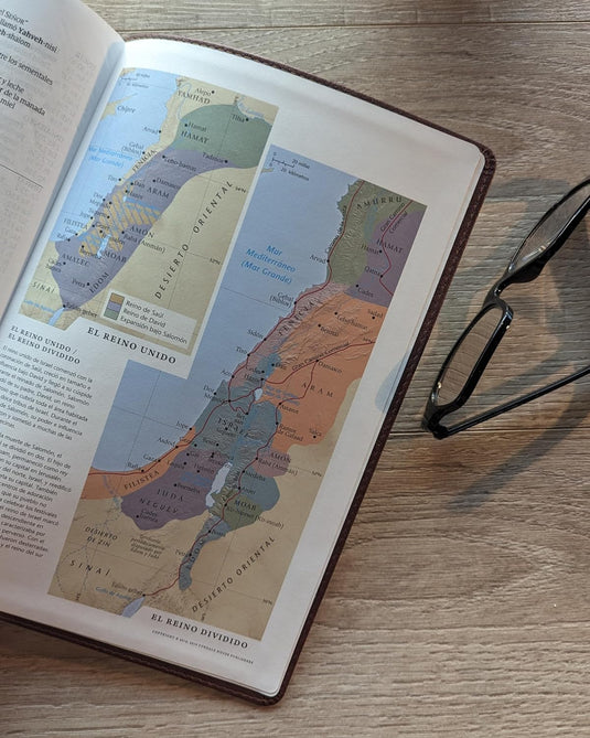 Biblia NTV, Tamaño Manual, Letra Súper Gigante, imitación piel café Cruz