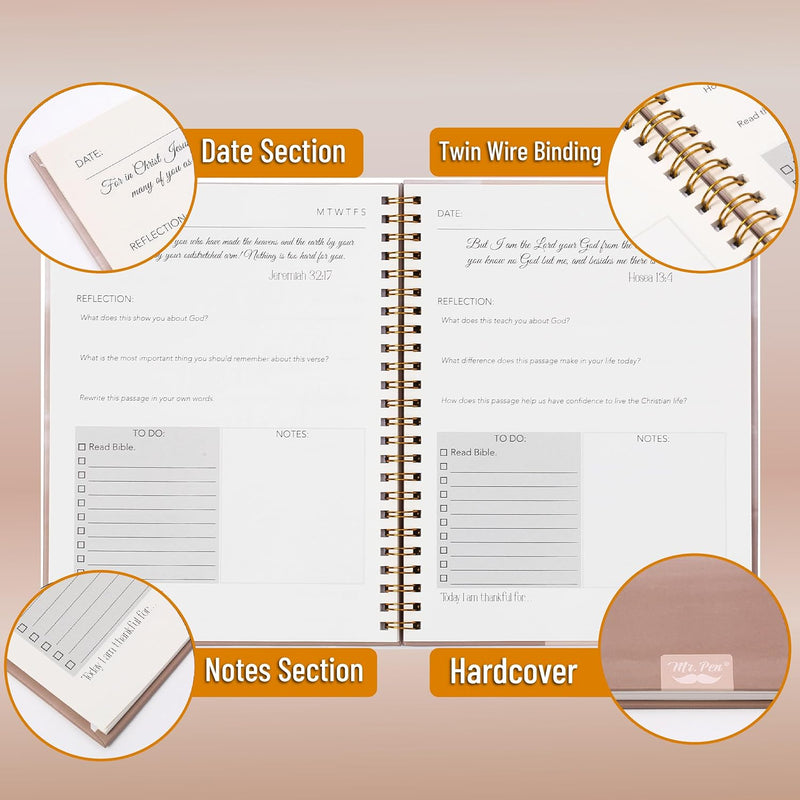 Cargue la imagen en el visor de la galería, Kit de Journaling Bíblico Mr. Pen tonos cafés
