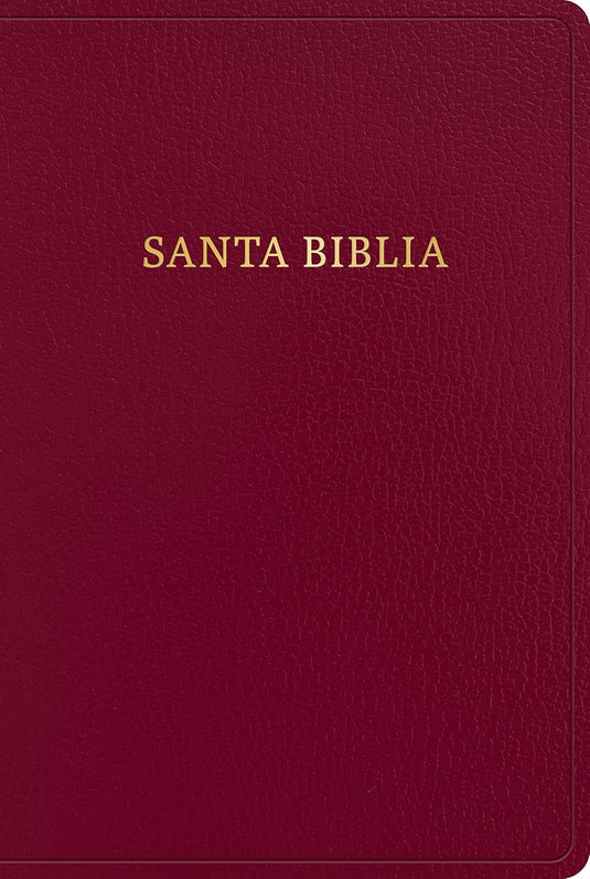 Biblia RVR 1960, Letra Gigante, imitación piel borgoña