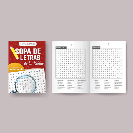 Sopa de letras de la Biblia, Letra Grande, Libro 2