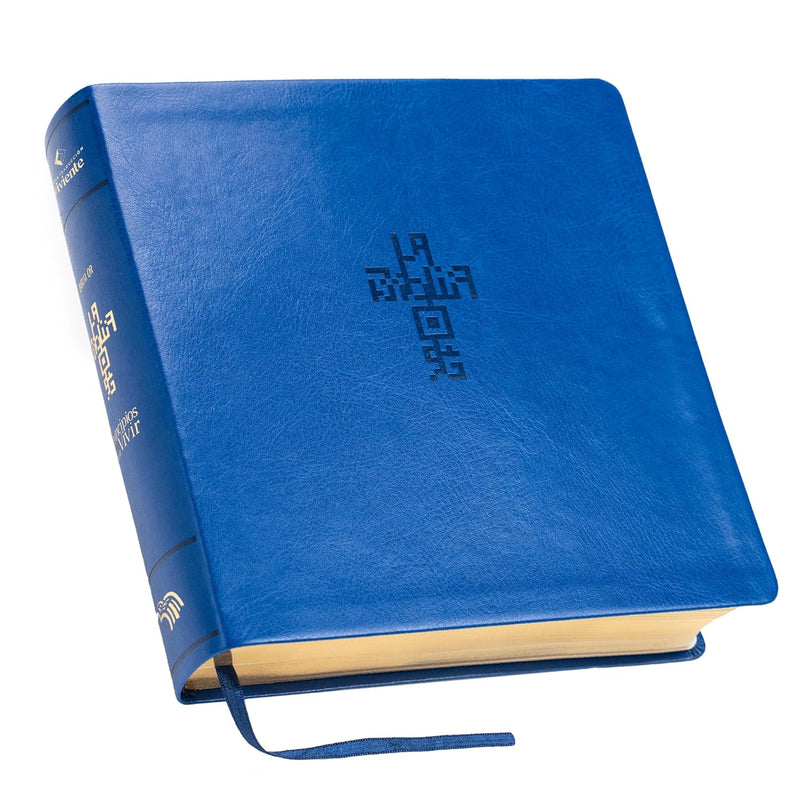 Cargue la imagen en el visor de la galería, Biblia QR NTV, imitación piel azul
