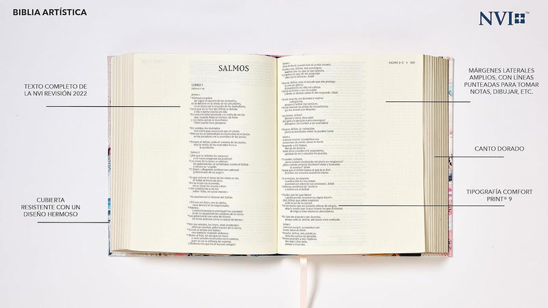 Cargue la imagen en el visor de la galería, Santa Biblia  NVI, Texto revisado 2022, Edición Artística, Tapa dura
