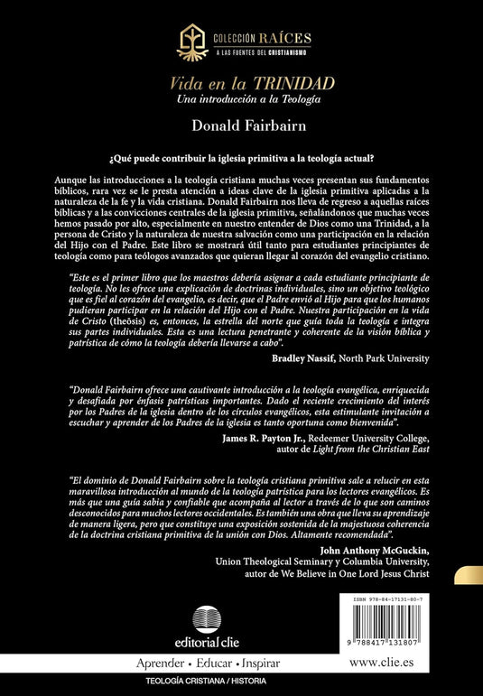 Vida en la Trinidad: Una introducción a la teología con la ayuda de los padres de la iglesia