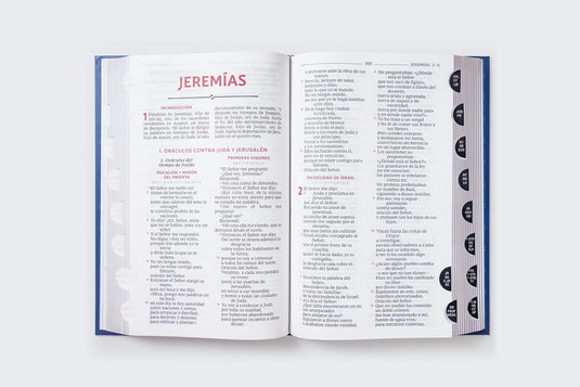 Biblia Católica Regalos y Ceremonias, con Índice, Tapa dura azul