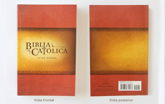Biblia Católica, Letra Grande, tapa rústica