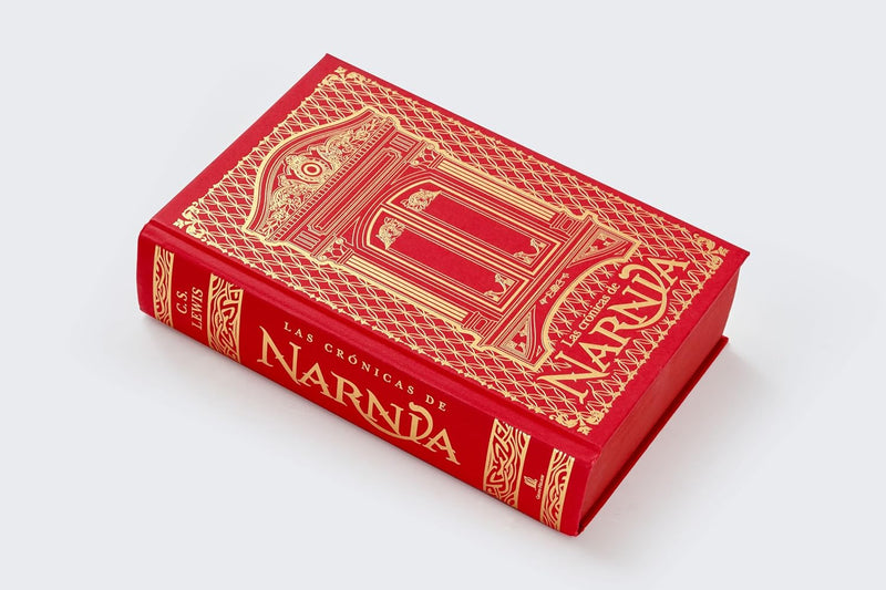 Cargue la imagen en el visor de la galería, Las Crónicas de Narnia, Edición de lujo, Tapa dura con solapa: 7 libros en 1: Celebración del 75 aniversario
