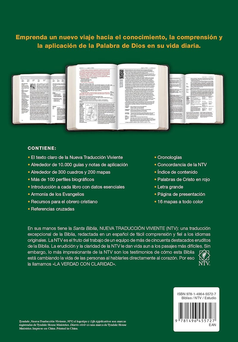 Cargue la imagen en el visor de la galería, Biblia de estudio del diario vivir NTV, Letra Grande, Tapa dura
