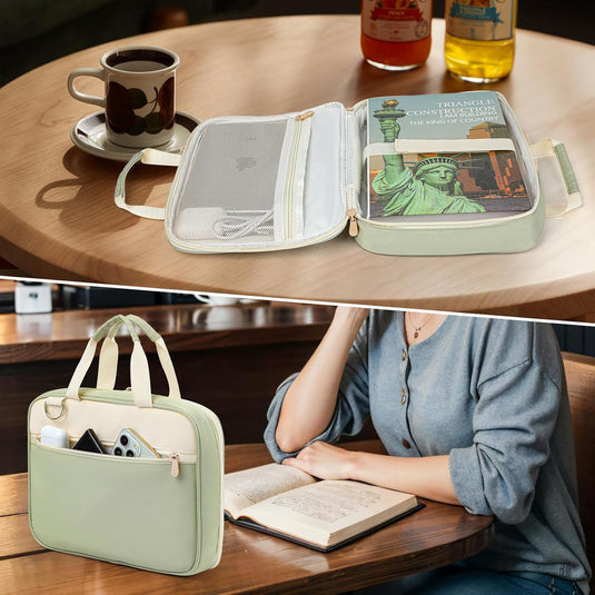 Estuche grande para Biblia tonos verde