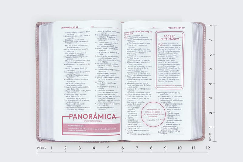 Cargue la imagen en el visor de la galería, Biblia de estudio para jóvenes RVR 1960, imitación piel rosa
