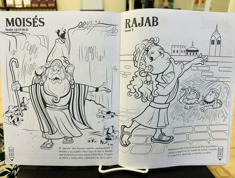 Cargue la imagen en el visor de la galería, Héroes de la Biblia - Libro para Colorear
