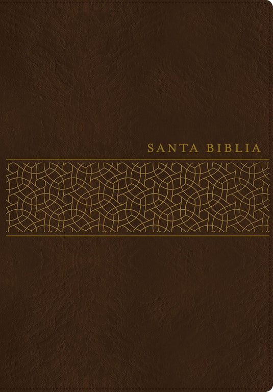 Biblia NTV, Tamaño Manual, con índice, Letra Gigante, imitación piel café