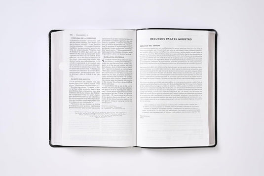 Biblia del Ministro NBLA, Letra Gigante, Leathersoft, Negra, Comfort Print