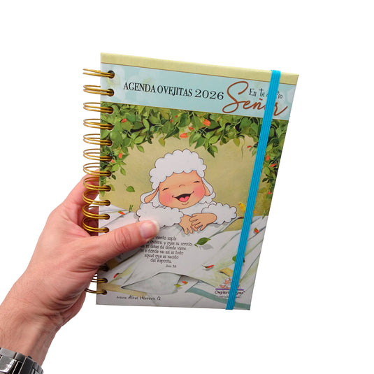 Agenda Ovejitas 2026 color turquesa