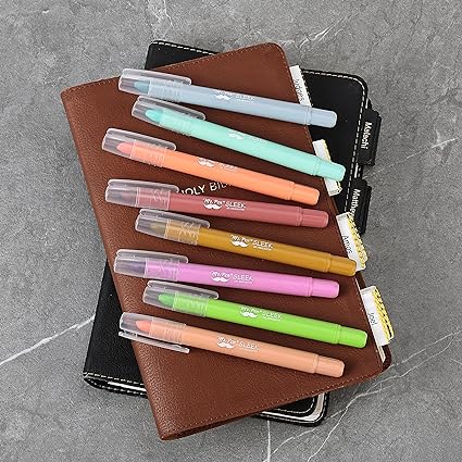 Paquete de 8 marcadores de gel para biblia Mr. Pen