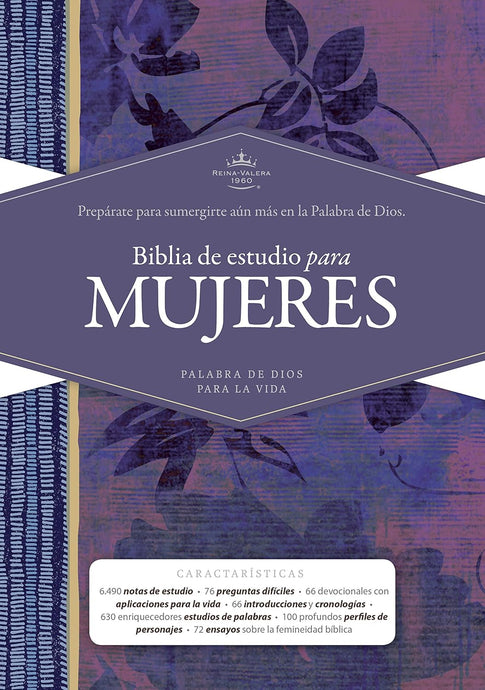 Biblia de Estudio para Mujeres RVR 1960, tapa dura