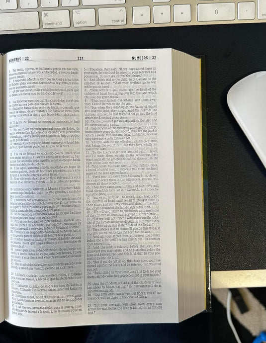 Biblia Bilingüe NKJV/RVR 1960, Tapa dura (Bilingual edition)