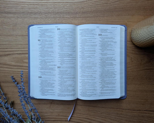 Biblia NTV con Filament valor premium, SentiPiel morado