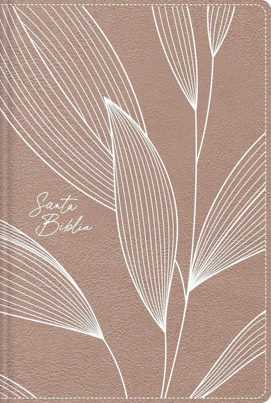 Biblia de Bolsillo NBLA, Cierre zíper, imitación piel oro rosa