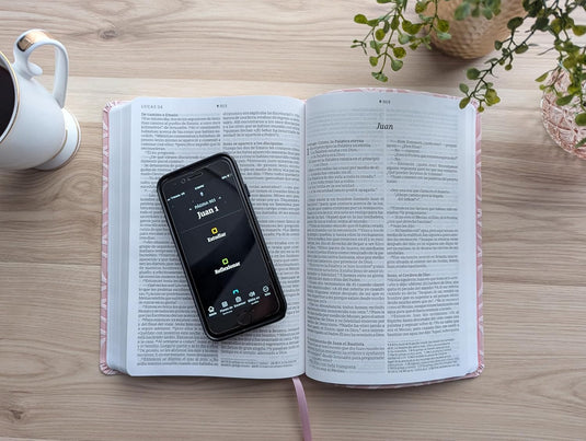 Biblia NTV con Filament valor premium, Letra Grande, SentiPiel rosa