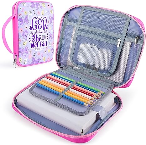 Estuche para Biblia God is within her, she will not fall