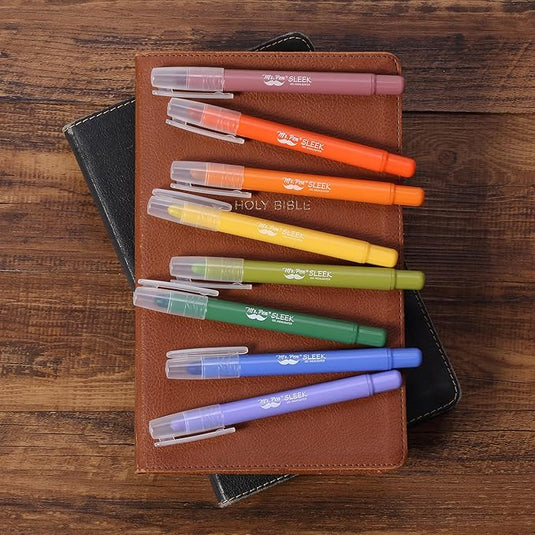 Paquete de 8 marcadores de gel para biblia Mr. Pen