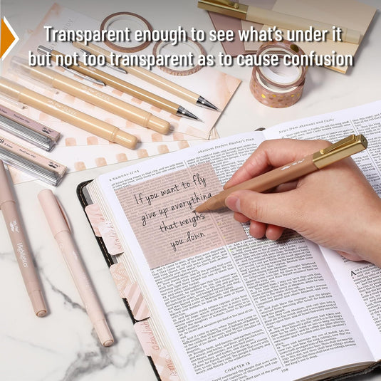 Kit de Journaling Bíblico Mr. Pen tonos cafés