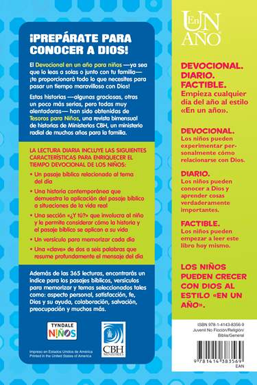 Devocional en un año para niños