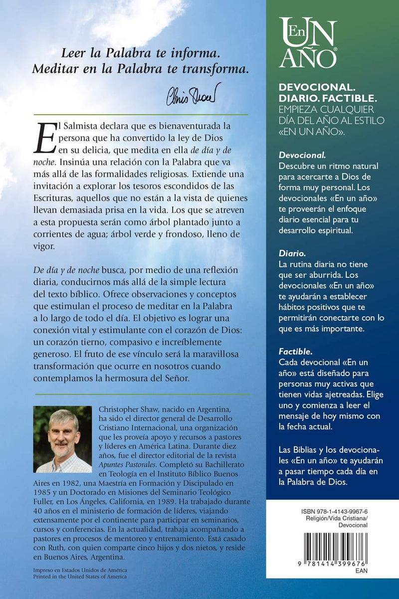 Cargue la imagen en el visor de la galería, Devocional en un año- De día y de noche: Encuentros diarios con el Dios de la Palabra

