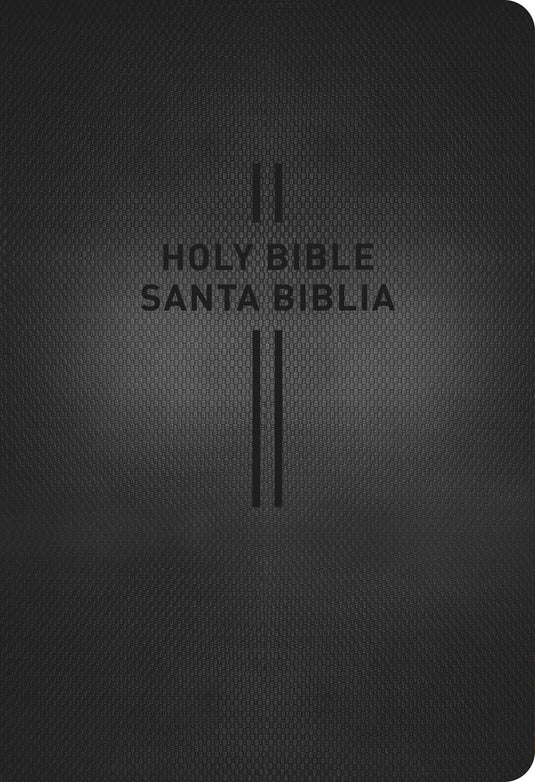Bilingual Bible / Biblia bilingüe NLT/NTV, imitación piel negro