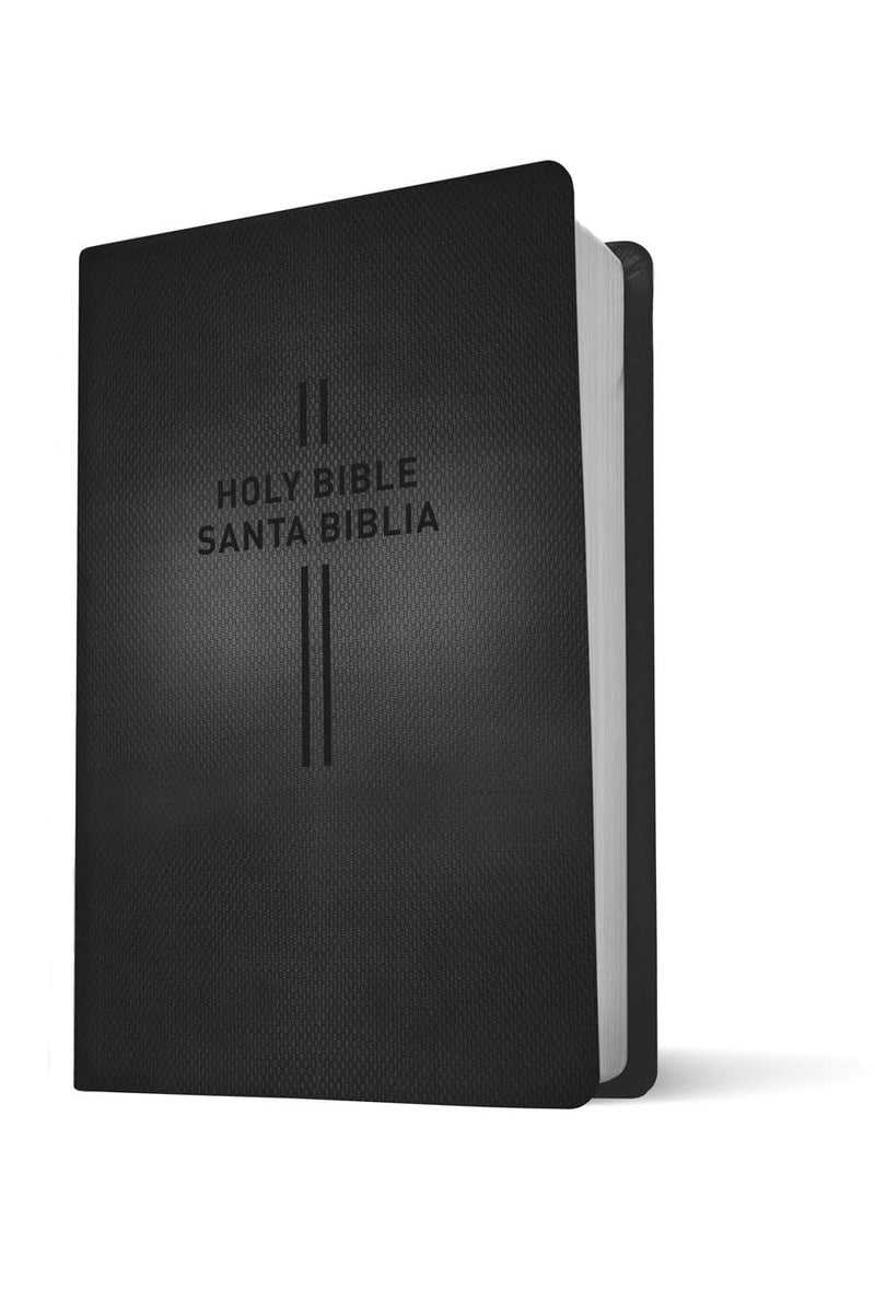 Cargue la imagen en el visor de la galería, Bilingual Bible / Biblia bilingüe NLT/NTV, imitación piel negro

