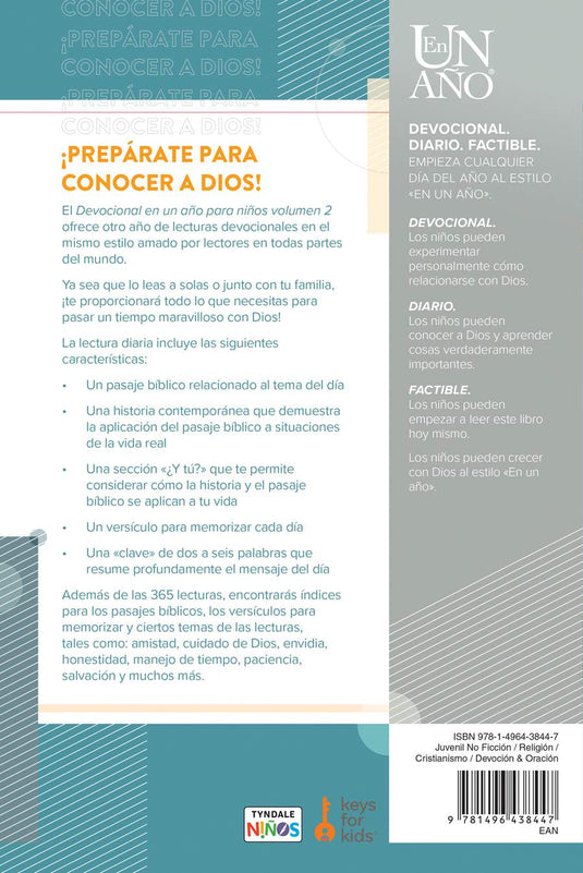 Devocional en un año para niños, volumen 2