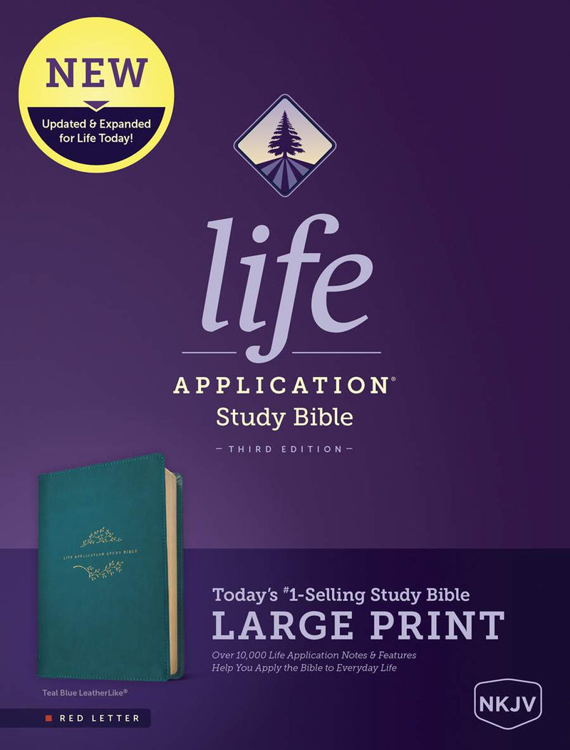 Cargue la imagen en el visor de la galería, NKJV Life Application Study Bible, Third Edition, Large Print
