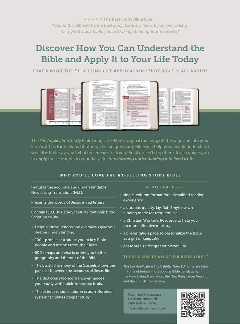 Cargue la imagen en el visor de la galería, NLT Life Application Study Bible, Third Edition
