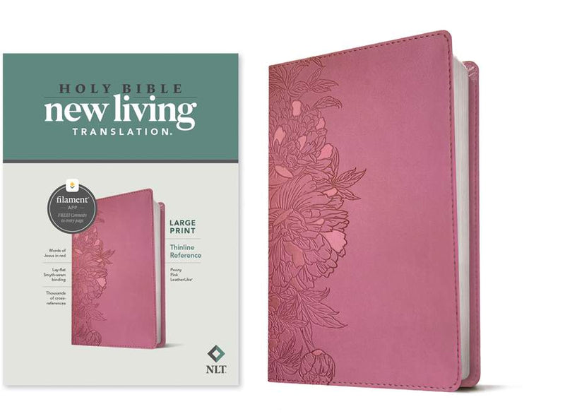 Cargue la imagen en el visor de la galería, NLT Large Print Thinline Reference Bible, Filament Enabled
