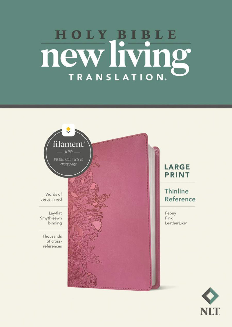Cargue la imagen en el visor de la galería, NLT Large Print Thinline Reference Bible, Filament Enabled
